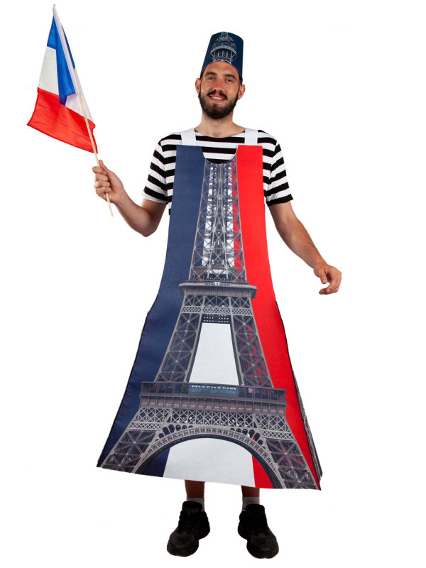 Disfraz de Torre Eiffel adulto