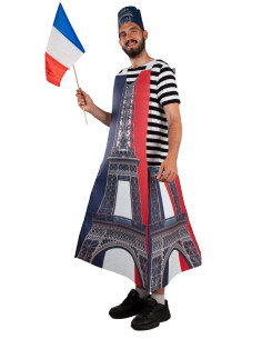 Disfraz de Torre Eiffel adulto 2