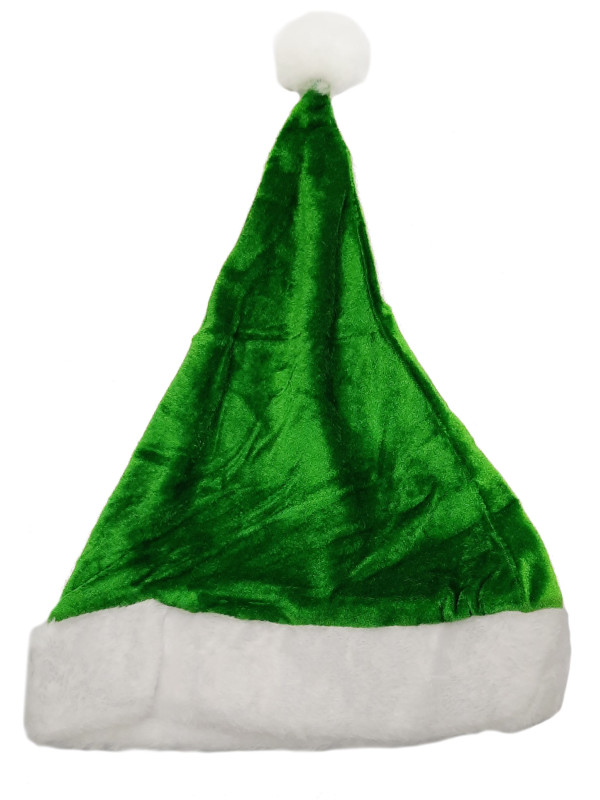Gorro Noel verde adulto