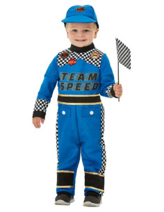 Disfraz piloto carreras para bebe 2