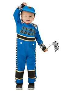 Disfraz piloto carreras para bebe