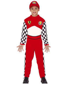 Disfraz piloto Fórmula 1 infantil