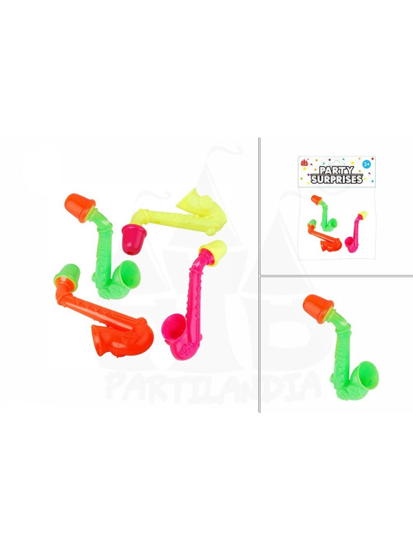 Saxofón juguete para piñatas