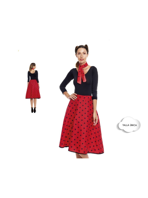 Falda Años 50 para mujer