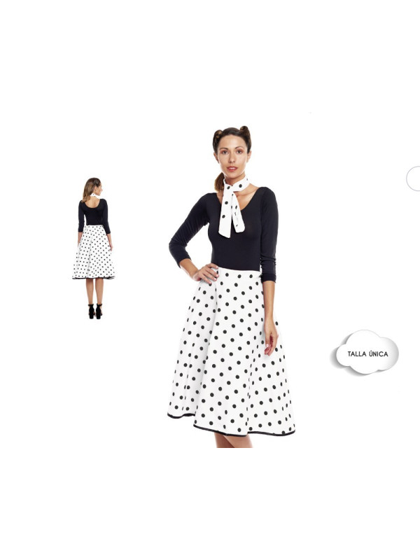 Falda Años 50 para mujer