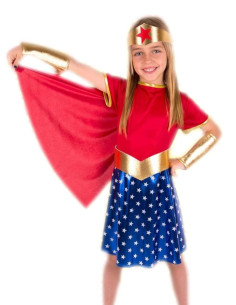 Disfraz Chica Maravilla infantil
