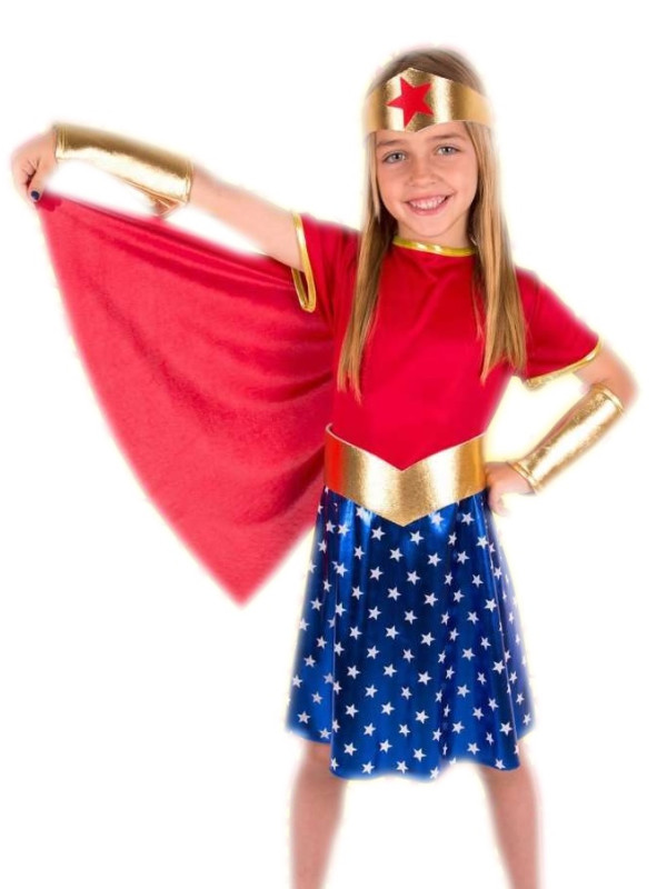Disfraz Chica Maravilla infantil