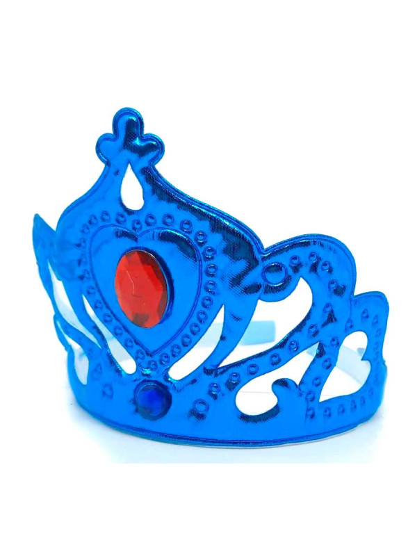 Corona princesa azul