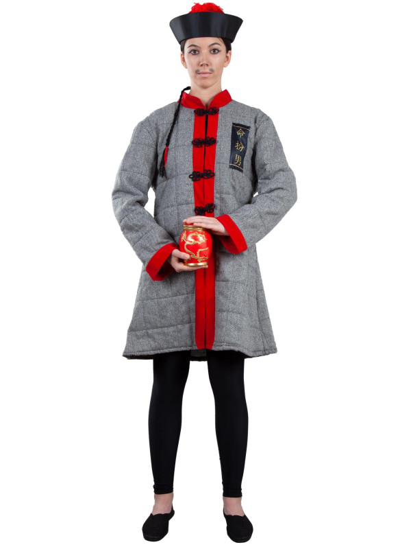 Disfraz abrigo chino adulto