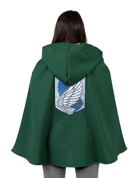 Capa Ataque a los titanes Legión de reconocimiento adulto