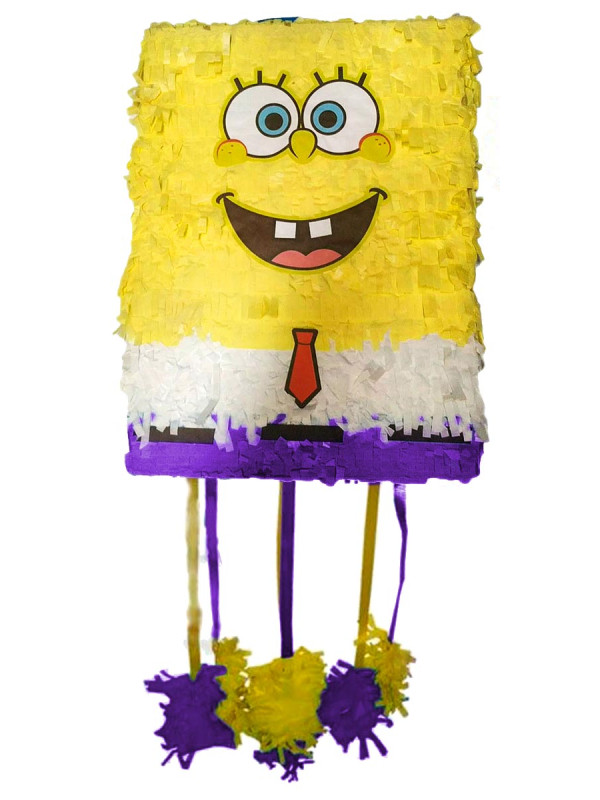 Piñata Bob Esponja mediana morada