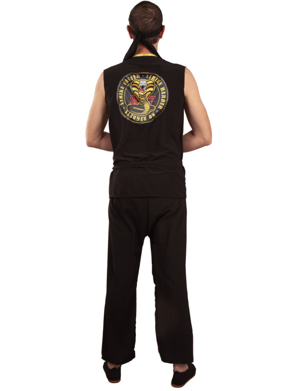 Disfraz Cobra Kai adulto espalda