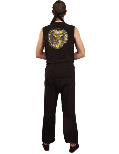 Disfraz Cobra Kai adulto espalda