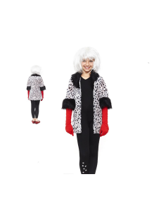 Disfraz Cruela de Vil infantil