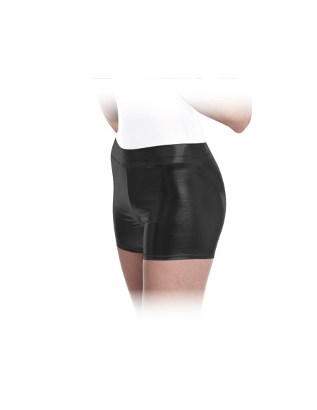 Pantalón short metalizado