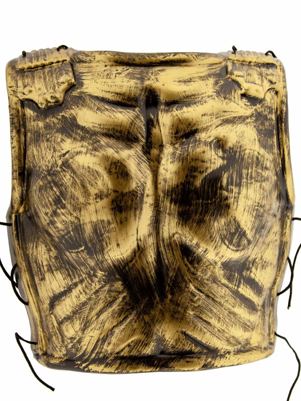 Coraza de romano envejecida espalda