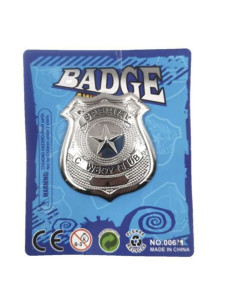 Placa  policia especial Cowboy Club