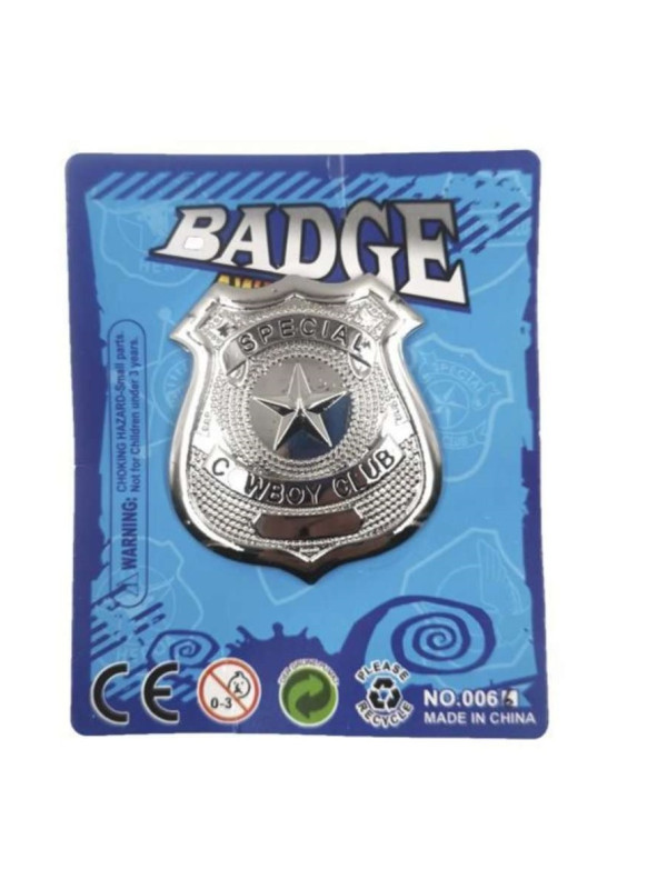 Placa  policia especial Cowboy Club