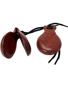 Castañuela madera para bebé