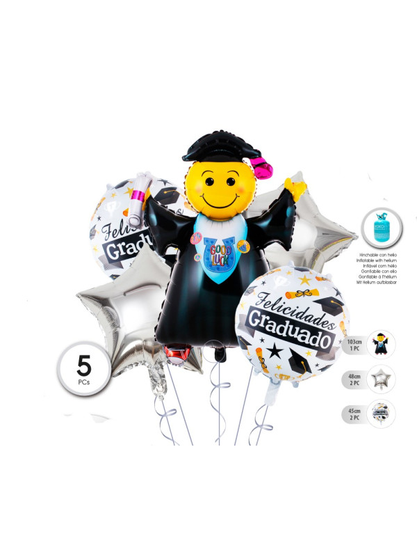 Set globos emito graduado