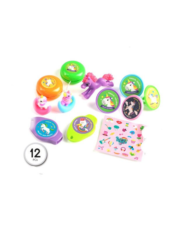 Pack juguetes unicornio para piñata