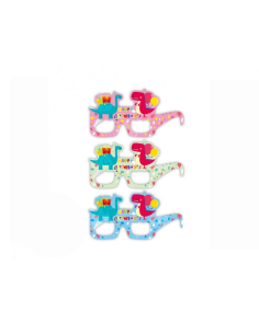 Gafas dinosaurio de cartón