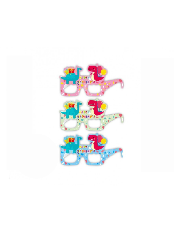 Gafas dinosaurio de cartón