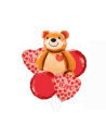 Set globos oso enamorado