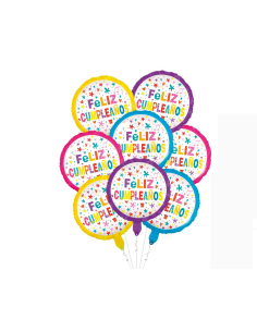 Set globos Feliz Cumpleaños