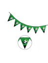 Banderines fiesta futbolera
