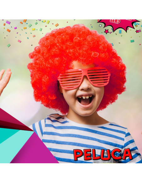 Peluca payaso infantil