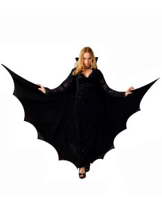 Capa murcielago larga para adulto