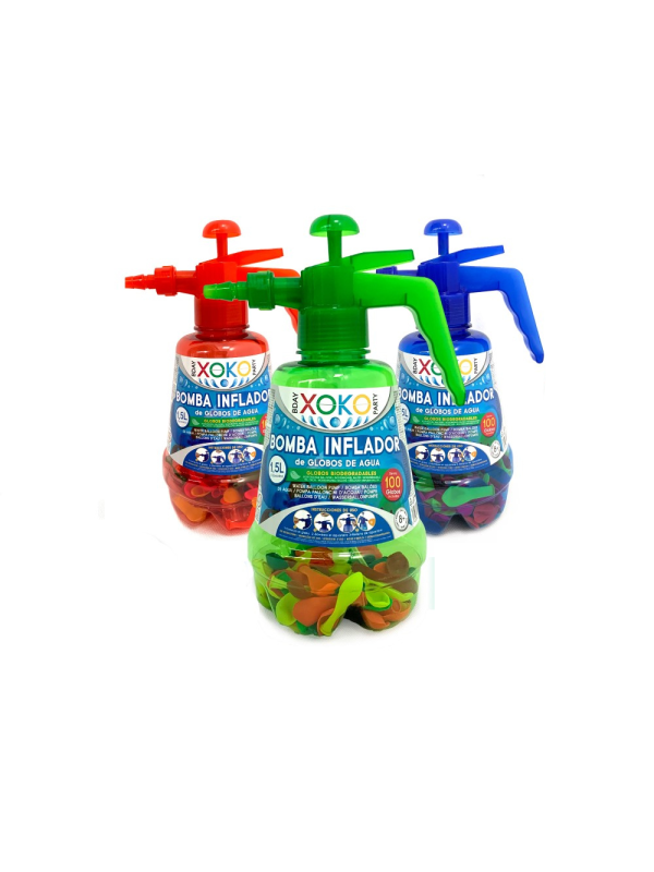 Bomba inflador de globos de agua