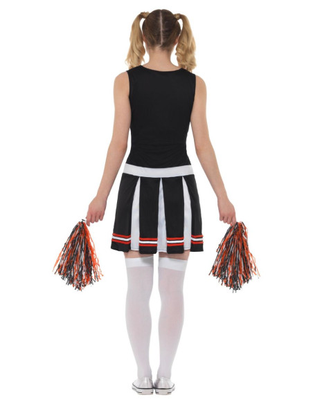 Disfraz Cheerleader para mujer espalda