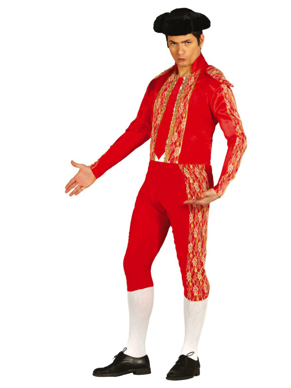 Disfraz torero rojo adulto