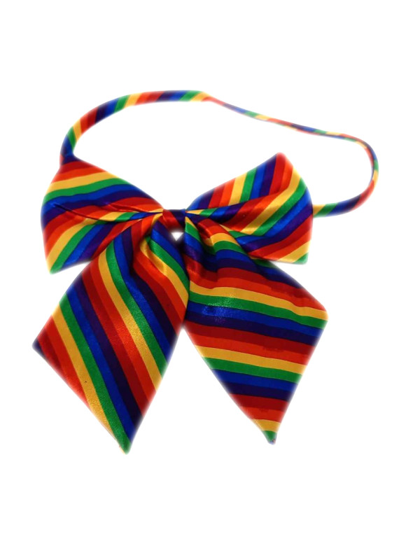 Lazo pajarita multicolor