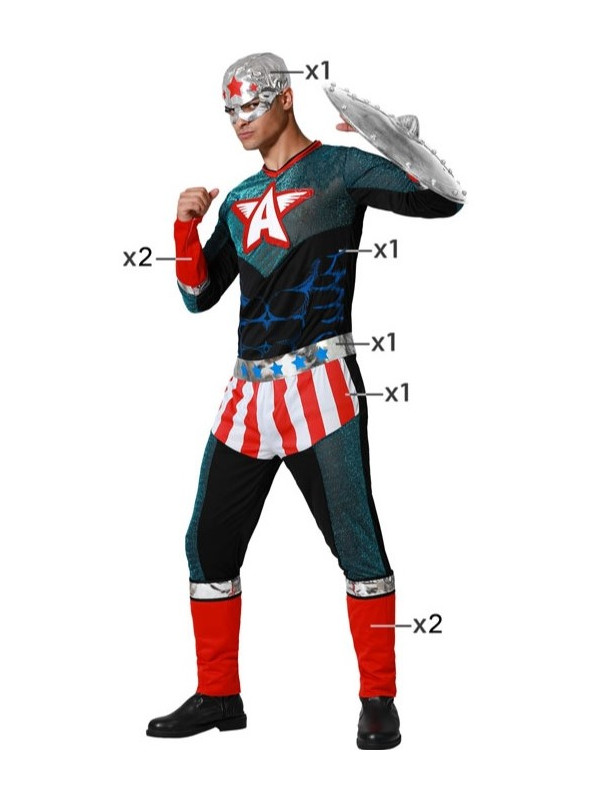 Disfraz Capitán Americano economico