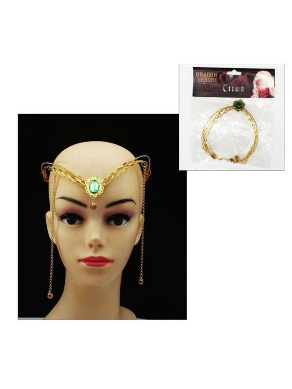 Tiara medieval dorada