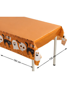 Mantel Halloween naranja 2