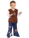 Disfraz hippie para bebé