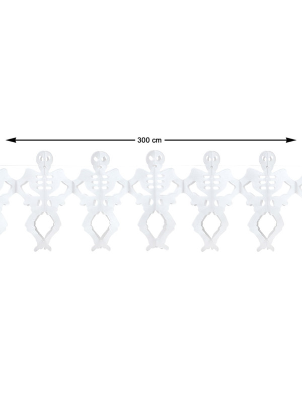 Guirnalda esqueletos detalles