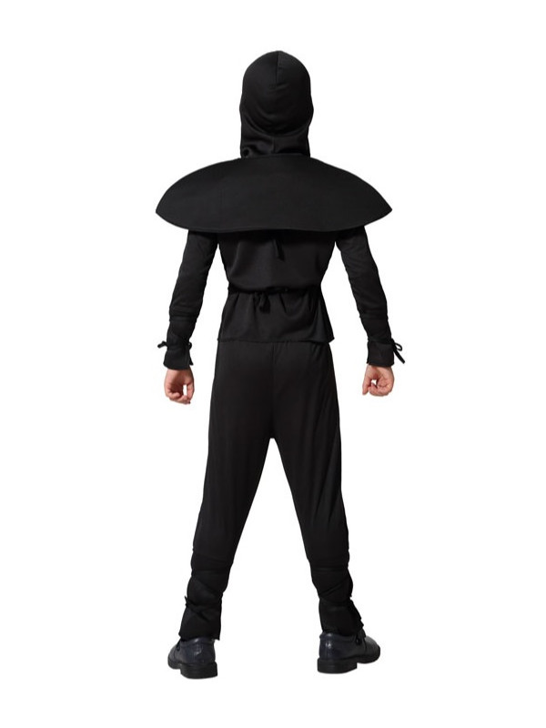 Disfraz ninja guerrero infantil espalda