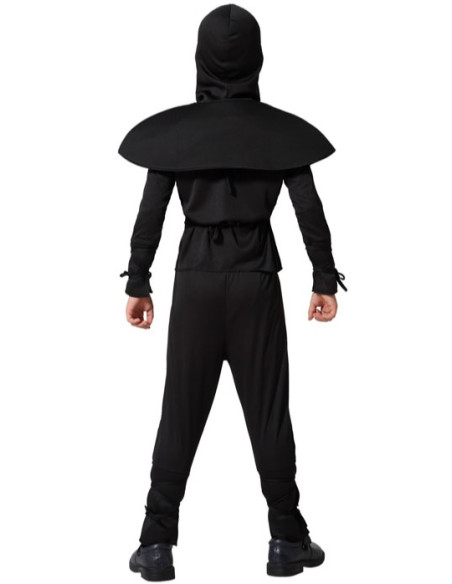 Disfraz ninja guerrero infantil espalda