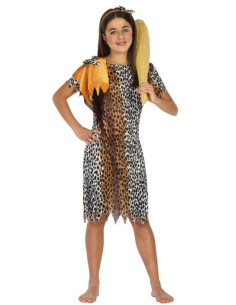 Disfraz troglodita niña