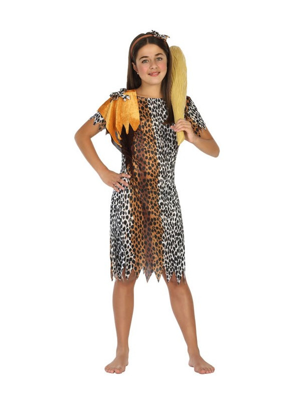 Disfraz troglodita niña