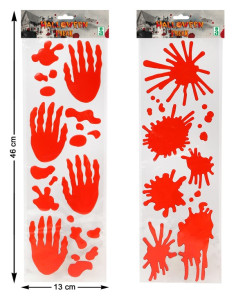 Pegatina sangre Halloween gel