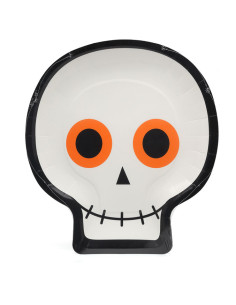 Platos Halloween calavera