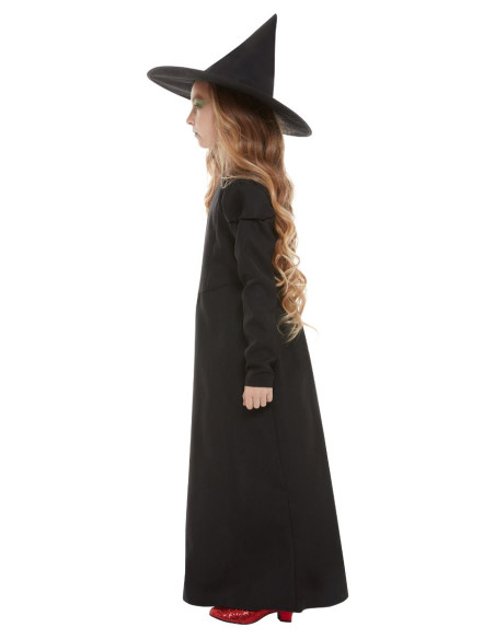 Disfraz bruja clásica para niña perfil