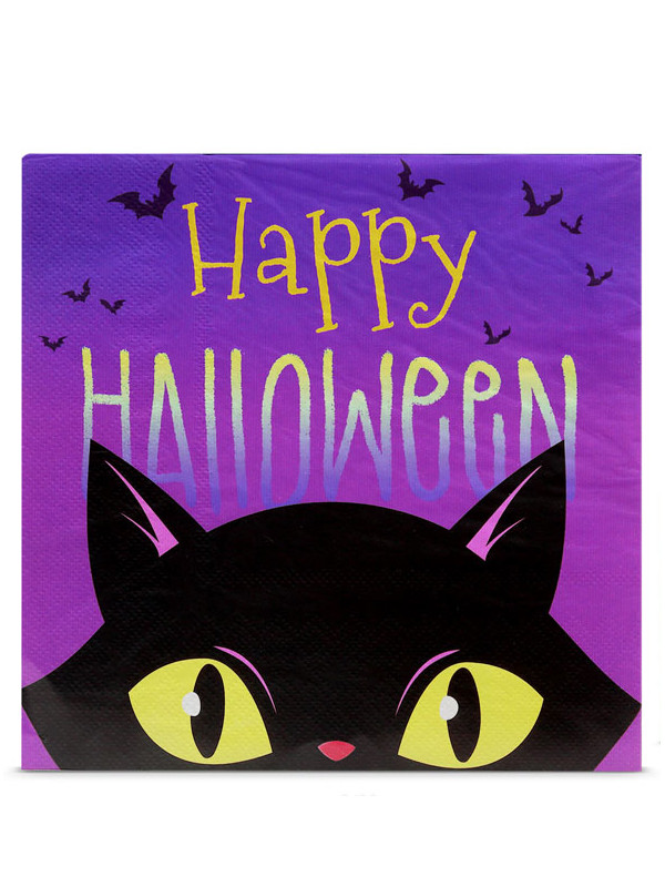 Servilletas Halloween moradas
