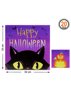 Servilletas Halloween moradas 2